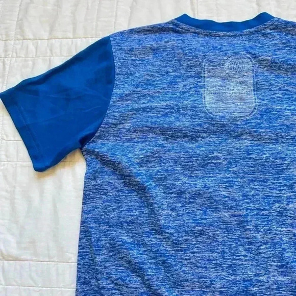 Mad engine Marvel blue graphic tee captain America hulk Spider-Man Ironman sz 8 - Picture 6 of 6